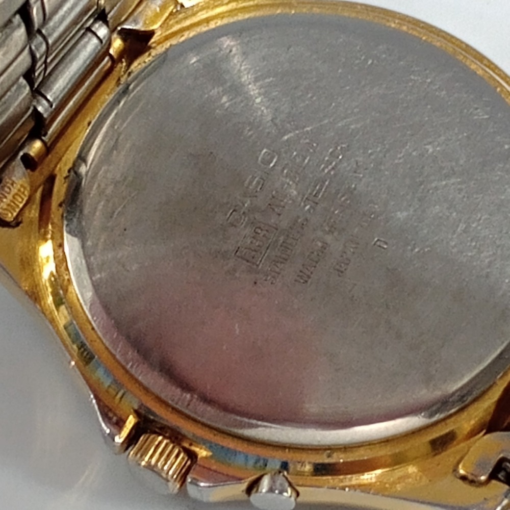 VTG Casio AQ-312W Two-Tone Analog + Digital 50M Watch New‎ Battery - Picture 10 of 13